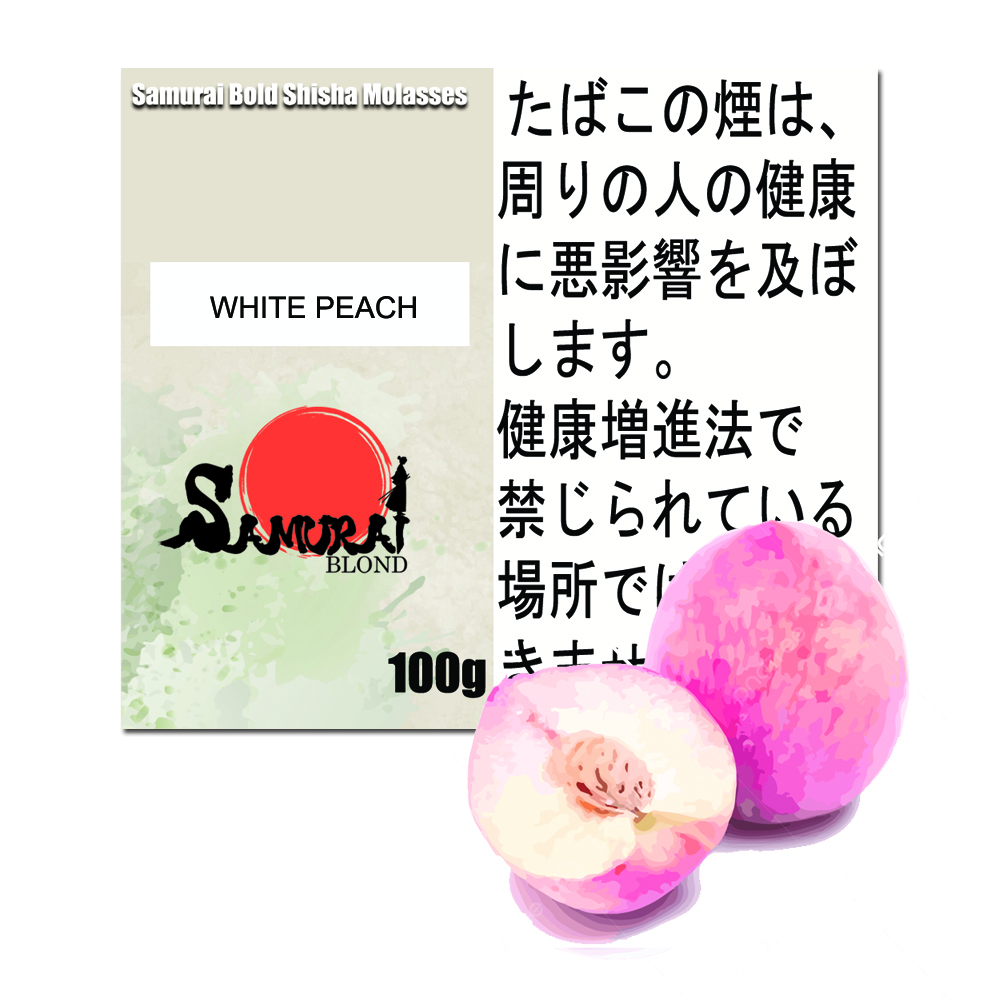 白桃 (ワイトピーチ) サムライブロンド Samurai Blond シーシャ用フレーバー 100g