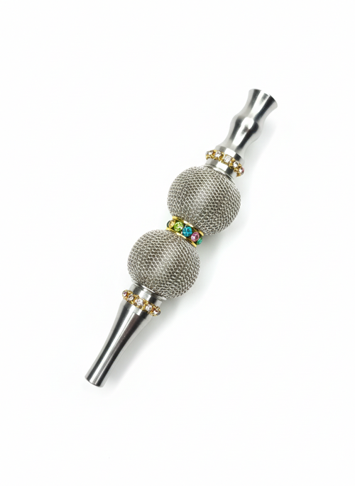 Samurai Blond アルミ アクリル シーシャ マウスピース 008 シリバー