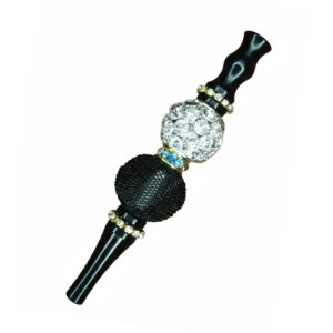 Samurai Blond 水タバコ・シーシャ用マイマウスピース（ブラック/アルミ＆アクリル）MP-IS-011