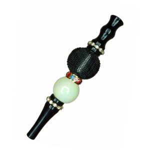 Samurai Blond 水タバコ・シーシャ用マイマウスピース（ブラック/アルミ＆アクリル）MP-IS-012