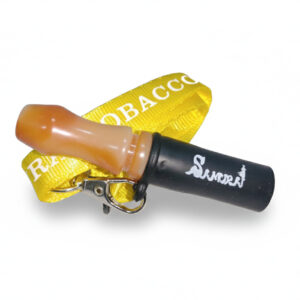 【Samurai Blond】マイマウスピース - シリコン＆アクリル製 首掛けストラップ付き（イエロー）